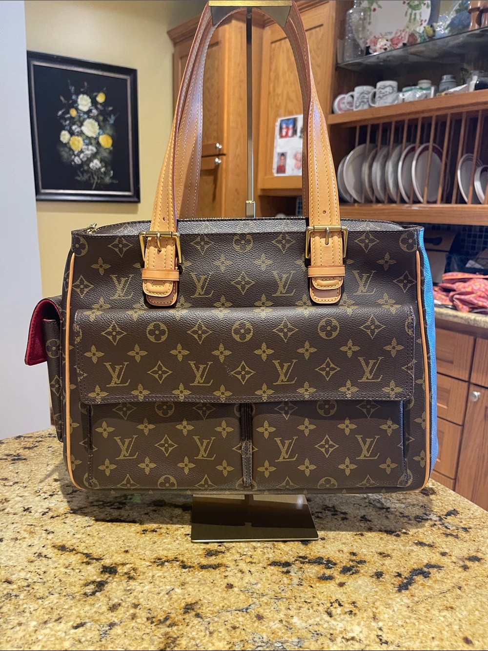 Louis Vuitton Monogram Multiple Cite Brown Tote
